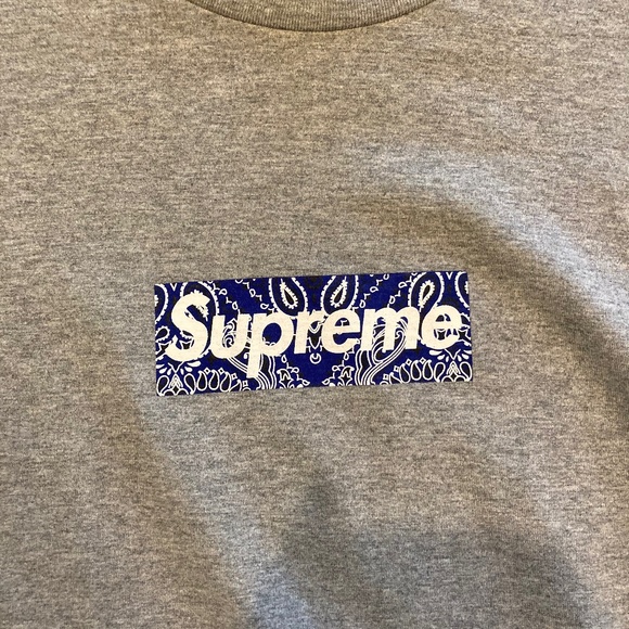 Supreme bandanna box logo tee